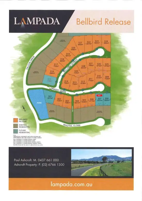 Second view of Homely land listing, Lot 309 Lorikeet Drive, Calala NSW 2340