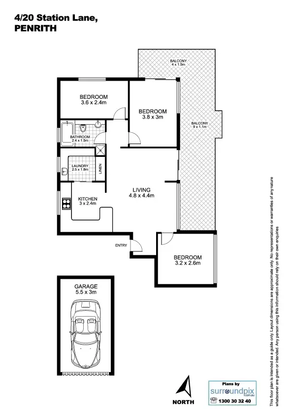 Seventh view of Homely unit listing, 4/20 Station lane, Penrith NSW 2750