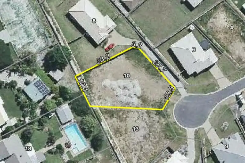 Main view of Homely land listing, 10 Dampier Court, Glen Eden QLD 4680