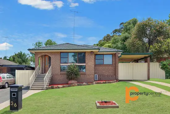 Main view of Homely house listing, 36 Farmview Drive, Cranebrook NSW 2749