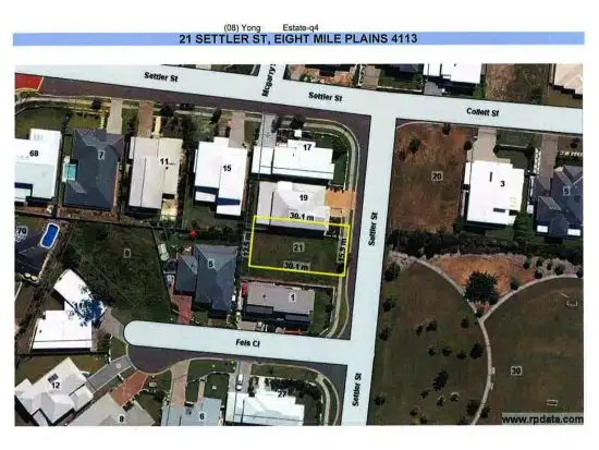 Main view of Homely land listing, 21 Settler St, Eight Mile Plains QLD 4113