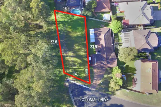 Main view of Homely land listing, 155 Colonial Drive, Bligh Park NSW 2756