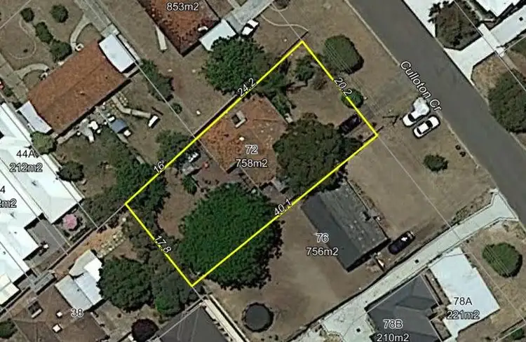 Main view of Homely land listing, 72 CULLOTON CRESCENT, Balga WA 6061