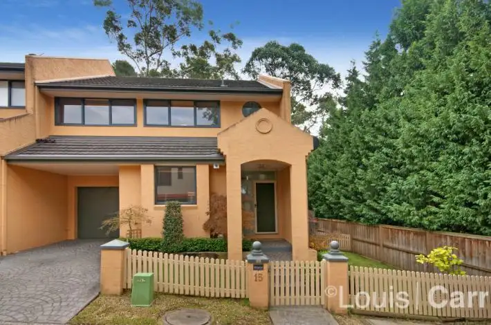 Main view of Homely townhouse listing, 15 Peartree Circuit, West Pennant Hills NSW 2125