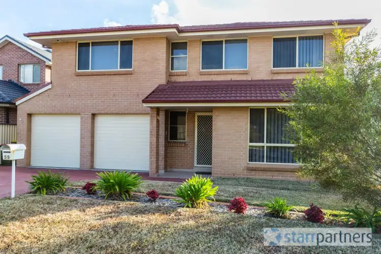 Main view of Homely house listing, 59 Glenheath Ave, Kellyville Ridge NSW 2155