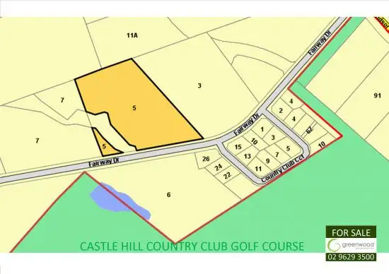 Main view of Homely land listing, 5 Fairway Drive, Kellyville NSW 2155