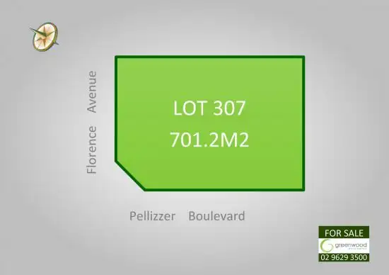 Main view of Homely land listing, Lot 307 Florence Avenue, Kellyville NSW 2155