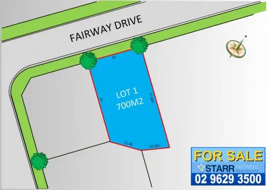 Main view of Homely land listing, 1 Country Club Circuit, Kellyville NSW 2155