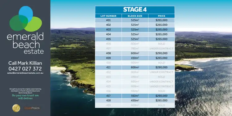 Fourth view of Homely land listing, Lot 408 Nature Dr, Emerald Beach NSW 2456