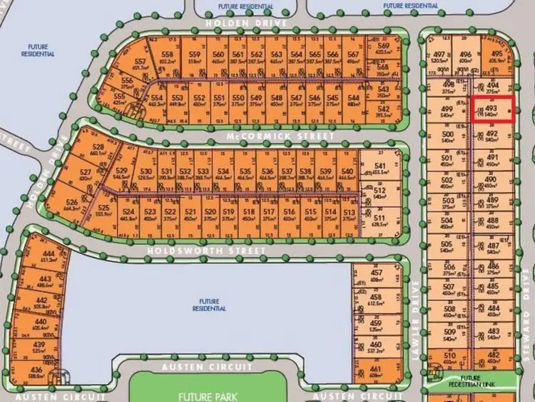 Second view of Homely land listing, Lot 493 Steward Drive, Oran Park NSW 2570