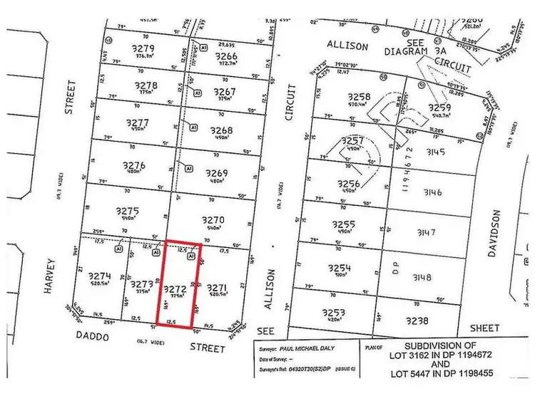 Second view of Homely land listing, Lot 3272 Daddo Street, Oran Park NSW 2570