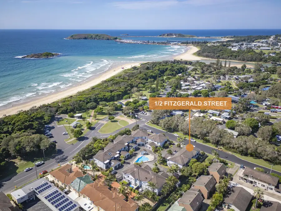Main view of Homely townhouse listing, 1/2 Fitzgerald Street, Coffs Harbour NSW 2450