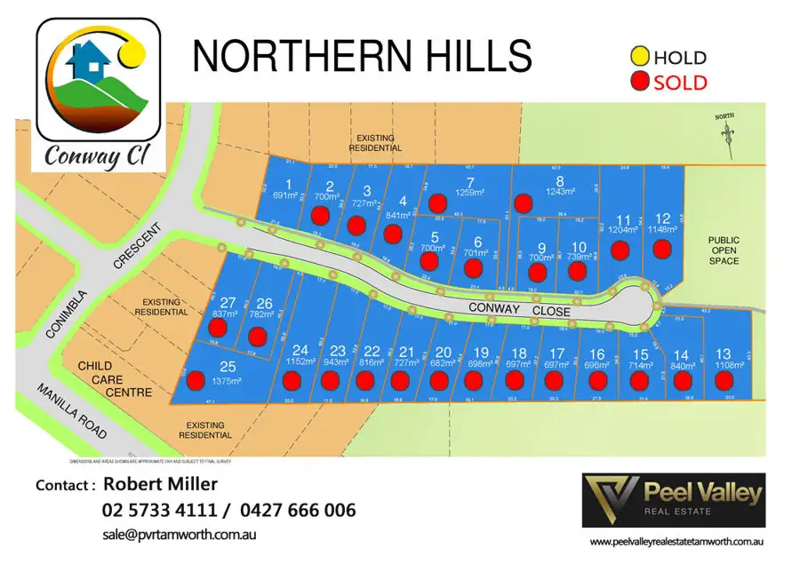 Main view of Homely land listing, Lot 8 Conway Close, Tamworth NSW 2340