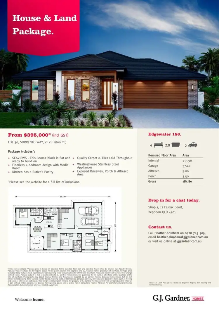 Third view of Homely land listing, 30 Sorrento Way, Zilzie QLD 4710