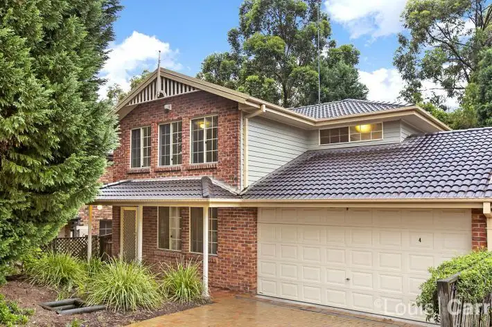 Main view of Homely semi-detached listing, 4 Lyndhurst Way, Cherrybrook NSW 2126
