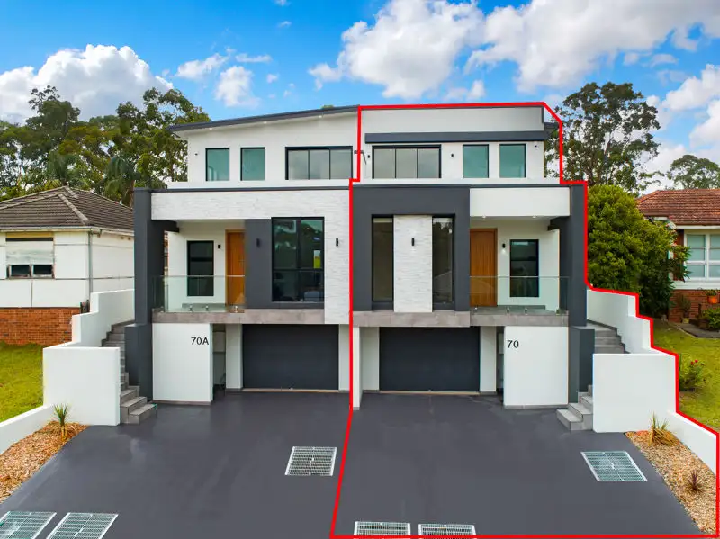 Main view of Homely semi-detached listing, 70 Yates Avenue, Dundas Valley NSW 2117