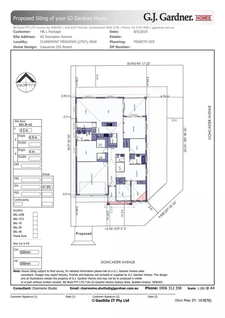 Fifth view of Homely land listing, 65 Doncaster Avenue, Claremont Meadows NSW 2747