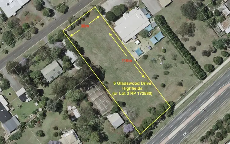 Main view of Homely land listing, 5 Gladswood Drive, Highfields QLD 4352