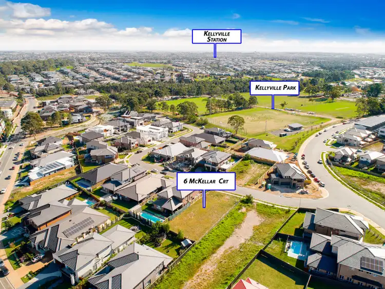 Third view of Homely land listing, 6 McKellar Court, Kellyville NSW 2155