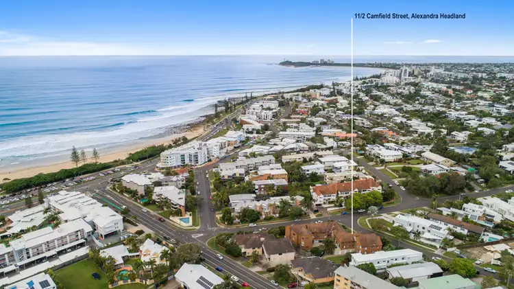 Main view of Homely unit listing, 11/2 Camfield St, Alexandra Headland QLD 4572