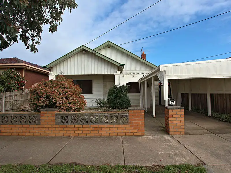 Main view of Homely house listing, 27 Fowler Street, Coburg VIC 3058