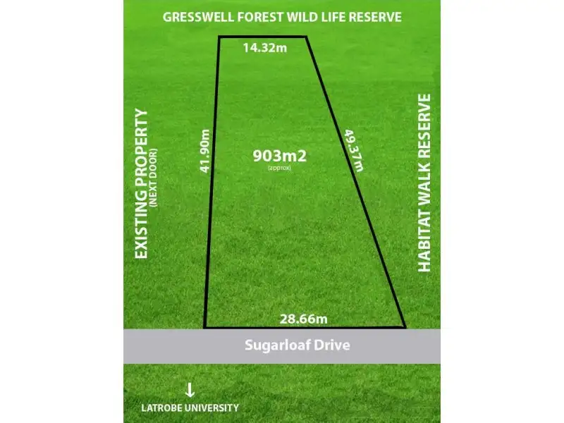 Main view of Homely land listing, 66 Sugarloaf Drive, Macleod VIC 3085