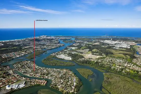 Second view of Homely semi-detached listing, 1/38 Riviera Ave, Tweed Heads West NSW 2485