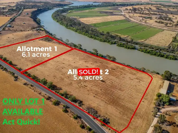 Main view of Homely land listing, Lot 1 & 2 Zadow Road, Caloote SA 5254