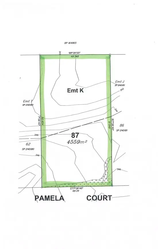 Main view of Homely land listing, Lot 87 Pamela Court, Withcott QLD 4352