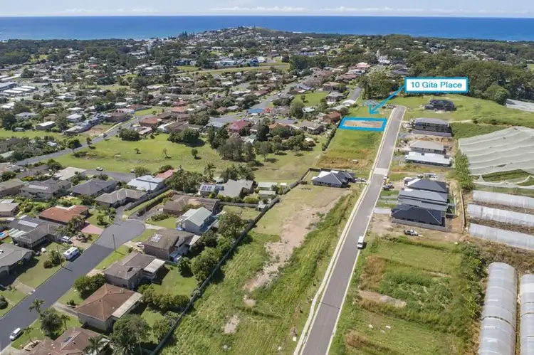 Main view of Homely land listing, 10 Gita Place, Woolgoolga NSW 2456