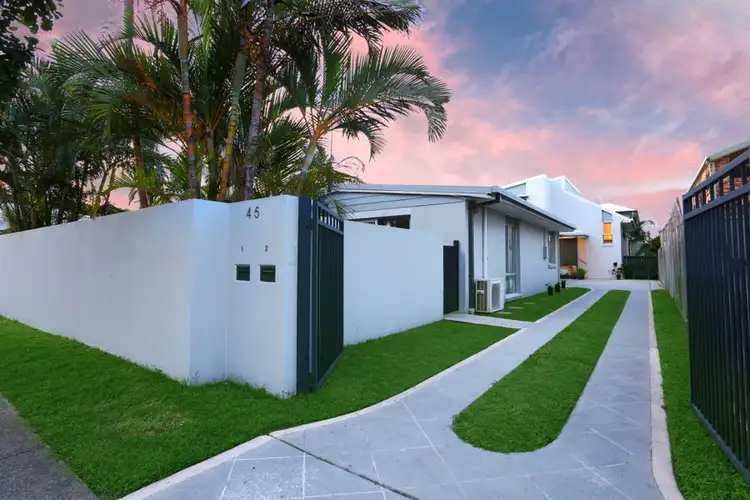 Main view of Homely semi-detached listing, 1/45 Mountain View Avenue, Miami QLD 4220