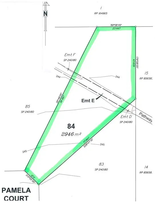 Third view of Homely land listing, 11 Pamela Court, Withcott QLD 4352