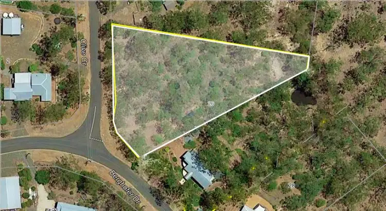 Main view of Homely land listing, 1 Clive Crescent, Withcott QLD 4352