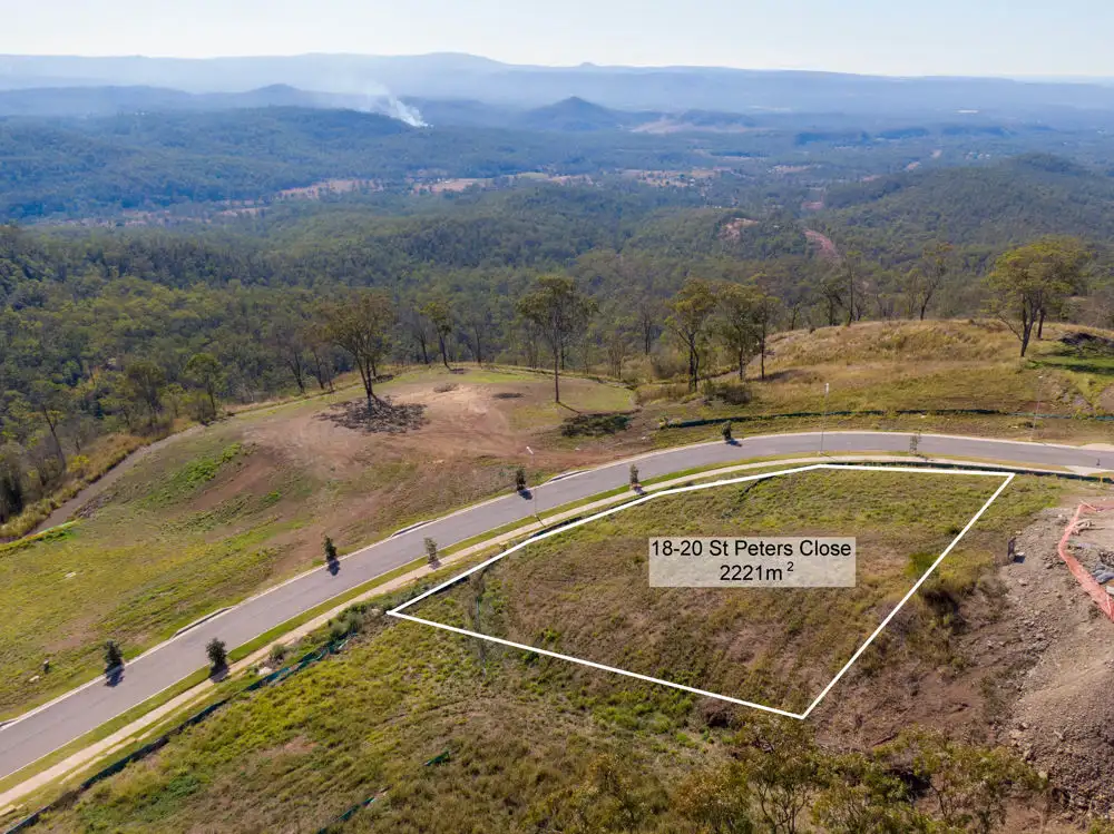 Main view of Homely land listing, 18-20 Saint Peters Close, Mount Lofty QLD 4350