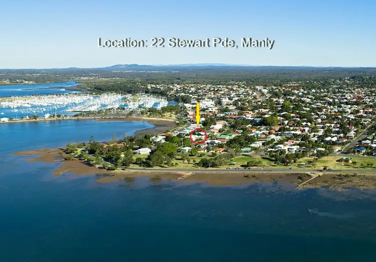 Second view of Homely house listing, 22 Stewart Pde, Manly QLD 4179