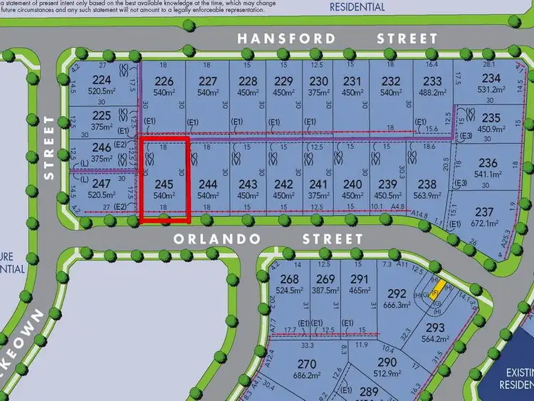 Main view of Homely land listing, Lot 245 Orlando Street, Oran Park NSW 2570