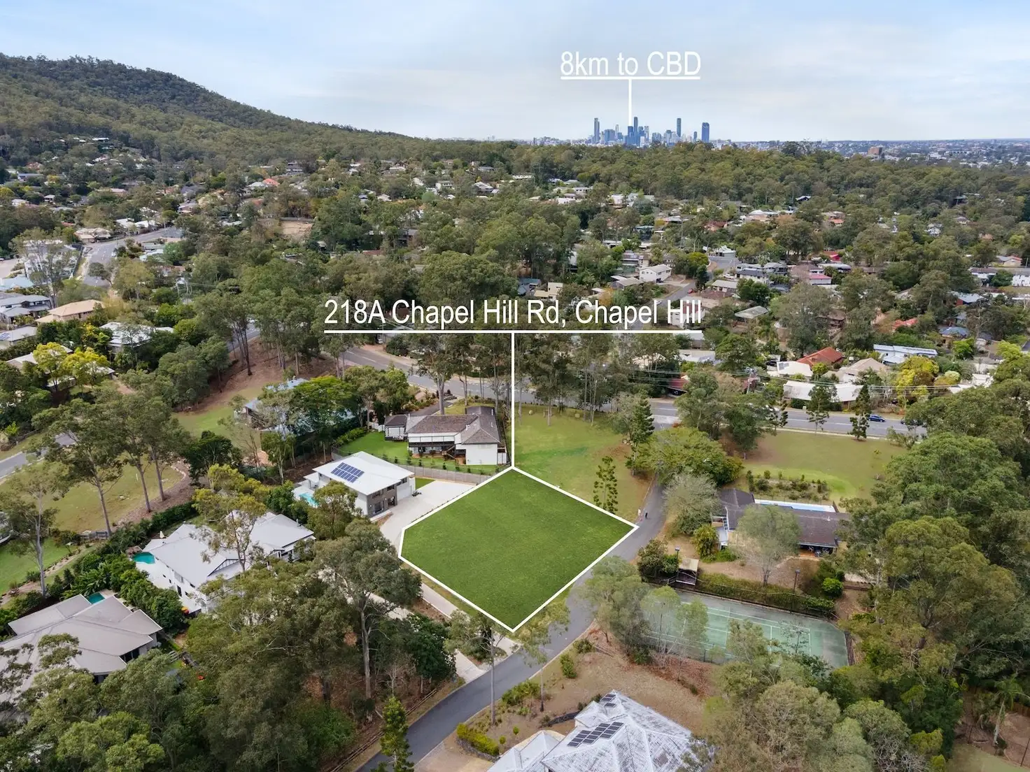 Main view of Homely land listing, 218a Chapel Hill Road, Chapel Hill QLD 4069