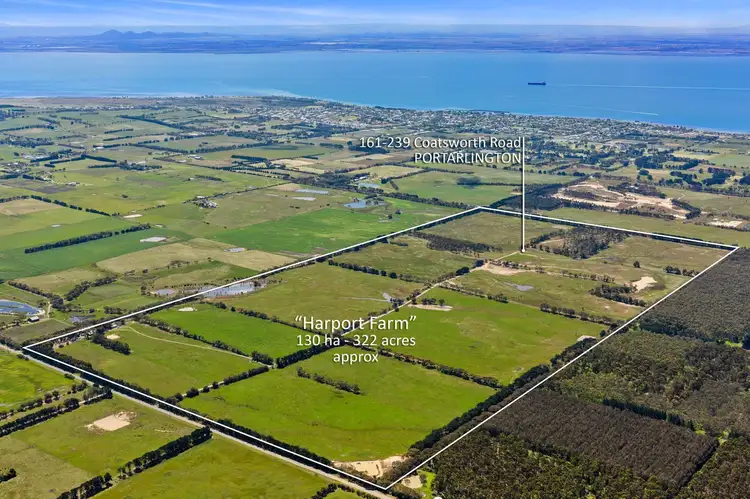 Main view of Homely land listing, 161-239 Coatsworth Road, Portarlington VIC 3223