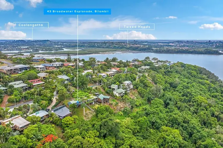 Second view of Homely house listing, 43 Broadwater Esplanade, Bilambil Heights NSW 2486