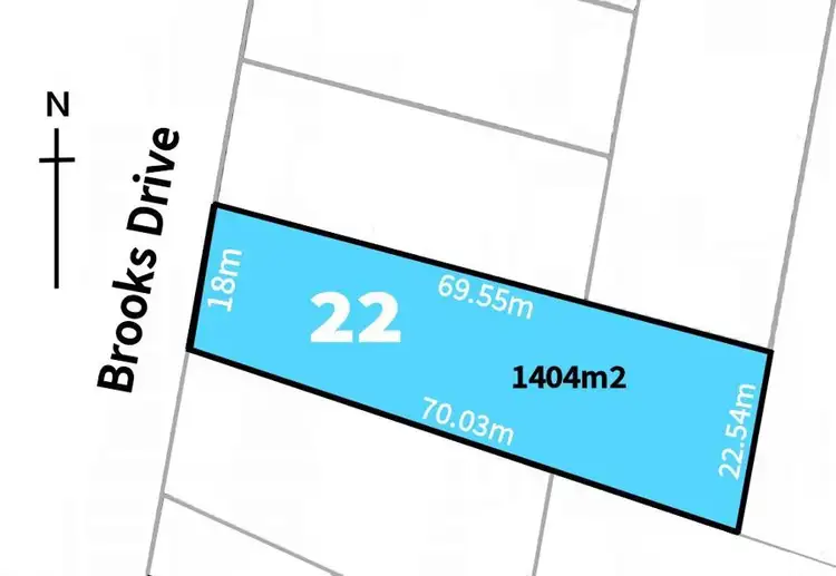 Main view of Homely land listing, Lot 22 Brooks Drive, Cowell SA 5602