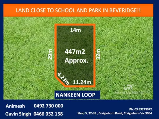 Main view of Homely land listing, Lot 404 Nankeen Loop, Beveridge VIC 3753