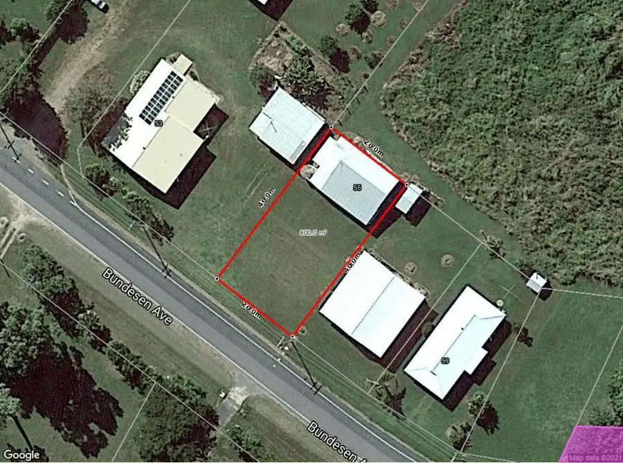 Main view of Homely land listing, 55 BUNDESEN AVE, Midge Point QLD 4799