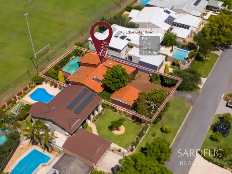 Main view of Homely house listing, 45 Edgewater Road, Salter Point WA 6152
