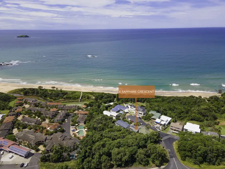 Main view of Homely house listing, 8 Sapphire Crescent, Sapphire Beach NSW 2450