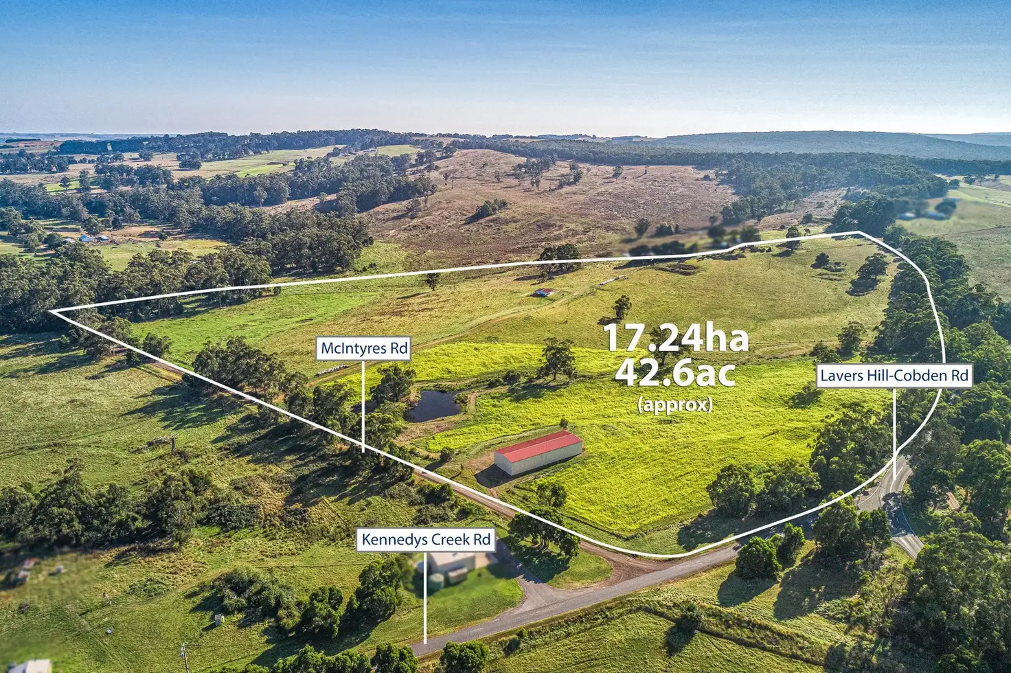 Main view of Homely rural property listing, 22 McIntyres Road, Kennedys Creek VIC 3239