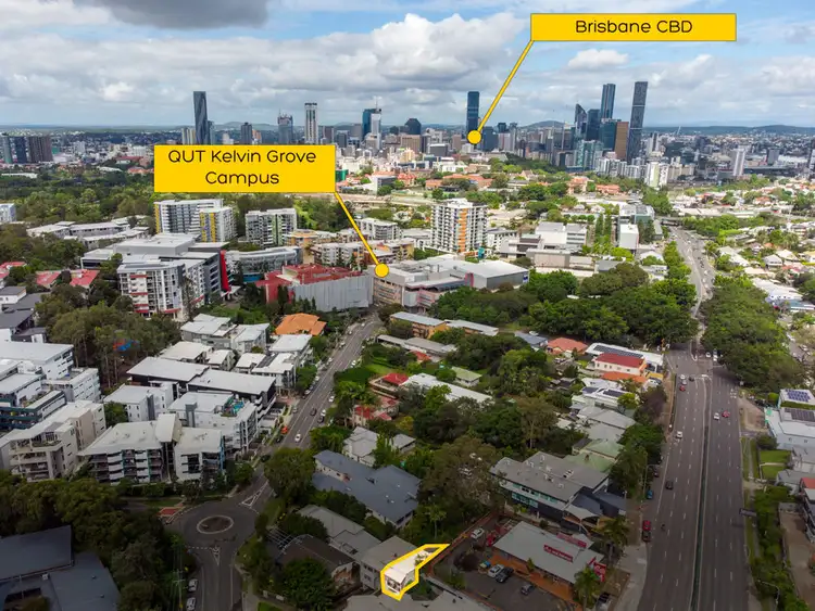 Second view of Homely townhouse listing, 16/183 Kelvin Grove Road, Kelvin Grove QLD 4059