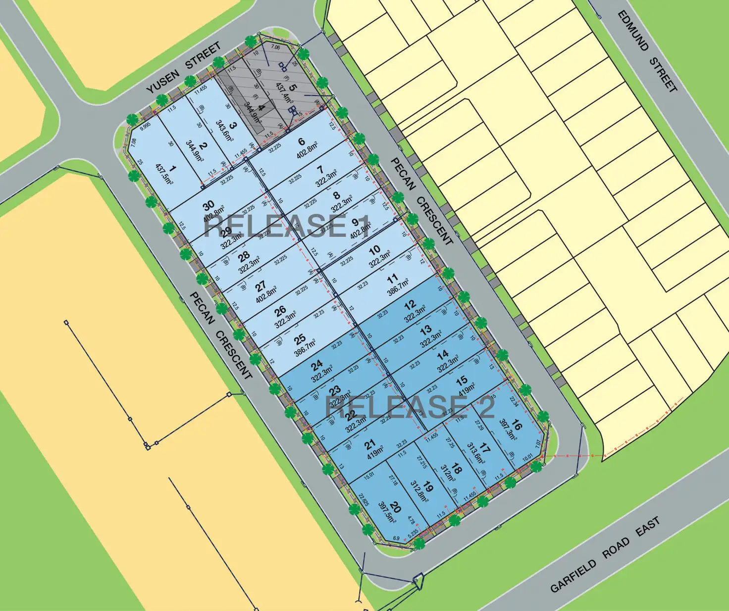 Main view of Homely land listing, Lots 12-24 Pecan Cres off Garfield Rd East, Grantham Farm, Riverstone NSW 2765