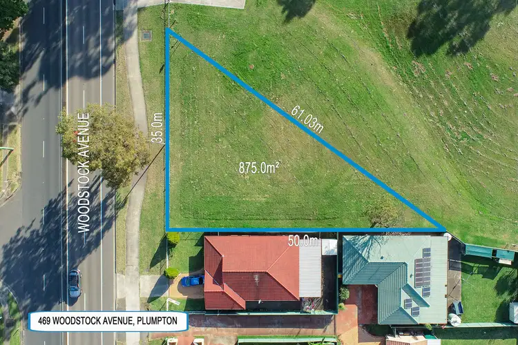 Main view of Homely land listing, Lot 33 Woodstock Ave, Plumpton NSW 2761