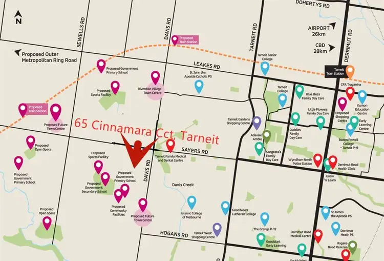 Second view of Homely land listing, 65 Cinnamara Cc, Tarneit VIC 3029