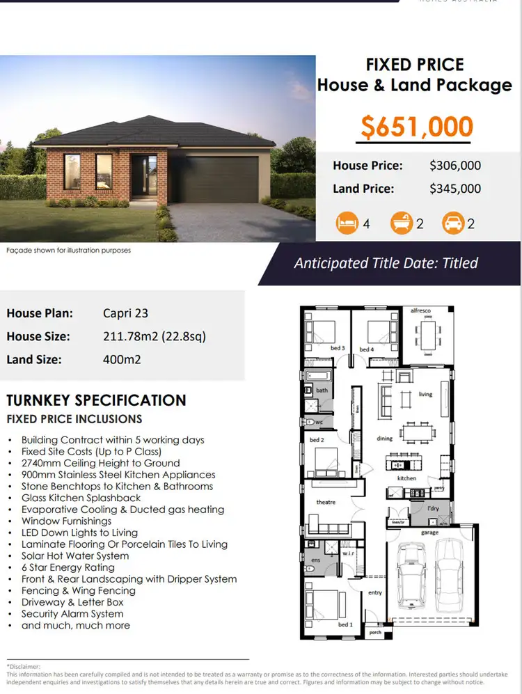 Fourth view of Homely land listing, 65 Cinnamara Cc, Tarneit VIC 3029